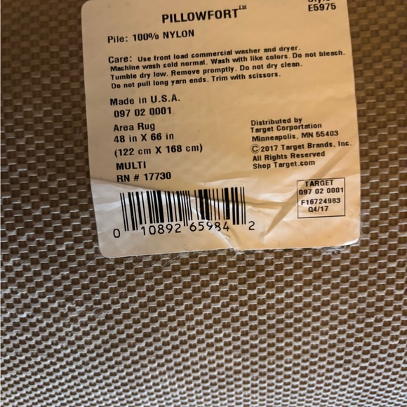 Pillowfort Multi-Color Area Rug - Picture 2 of 2